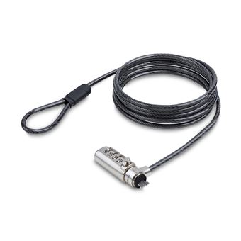 Cadeado Antirroubo StarTech.com SSTDC4D-LAPTOP-LOCK | Prateado - 1