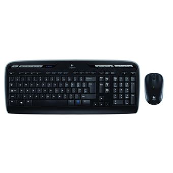 Teclado Wireless + Rato Logitech Wireless Combo MK330 | Idioma: Russo | Preto - 1