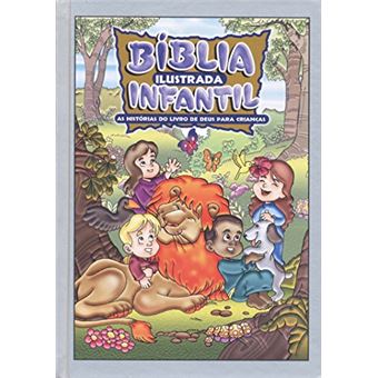 Bíblia Ilustrada Infantil Cor Prata - 1