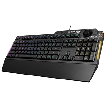 Teclado Gaming com Fios ASUS TUF Gaming K1 | Preto - 1