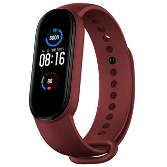 Bracelete Cool para Xiaomi Mi Band 5 - Cor de Vinho - 1