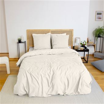 Conjunto de Capas de Edredão sweeek | Reversível | 2 lugares | Creme - 1