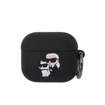 Capa Karl Lagerfeld para AirPods 3 NFT Silicone Anti-choque | Preto - 1