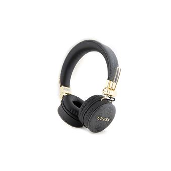 Auscultadores Bluetooth Guess | Motivo 4G | Compatível com Siri, Certificado IPX4 | Preto - 1