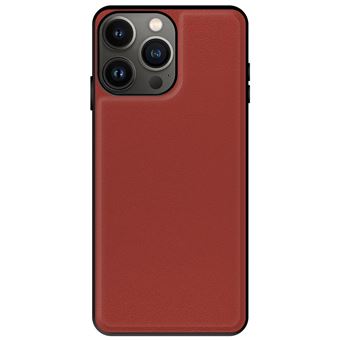 Capa MisterCapas para iPhone 15 Pro Max Efeito Pele Magnética - Vermelho - 1