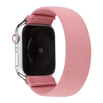 Bracelete de Nylon HSMY Elástico para Apple Watch Series 6/ SE/ 5/ 4 | 40 mm - Rosa1 - 1