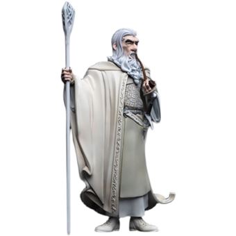 Figura Weta Mini Epics Lord Of The Rings - Gandalf The White With Pipe & Staff - 1