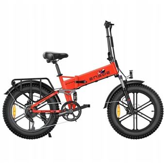 Bicicleta Elétrica Dobrável ENGWE Engine X | 250W | Bateria 48V13Ah | Velocidade 25km/h | Suspensão Display LCD | Vermelho - 1