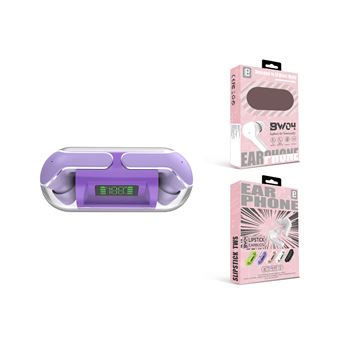 Auriculares True Wireless Novoteck BW04 - Roxo - 1