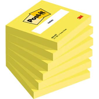Bloco de Notas Autocolante 3M 654-NY | Amarelo - 1