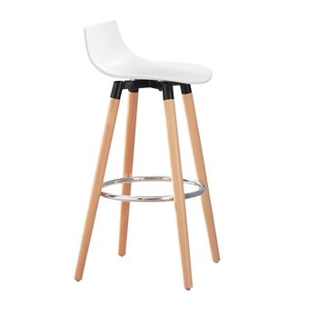 Banco SoBuy FST86-W | 41 x 41 x 84 cm - Branco - 1