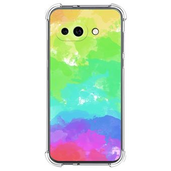 Capa de Silicone Tumundosmartphone à Prova de Choque para Google Pixel 9a 5G | Design em aquarela e 03 desenhos - 1