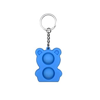 Brinquedo Anti Stress Lionvolant Push Pop Bubble Sensory Fidget Toy - Urso Azul - 1