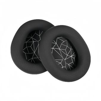 Almofadas para Auscultadores V-REEL para Steelseries Arctis NOVA 1 3 5 7 9X PRO | Preto | Tecido de Malha - 1