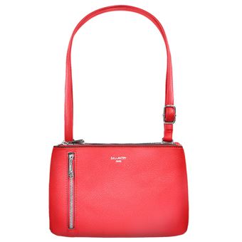 Bolsa a Tiracolo Gallantry de couro sintético granulado | Vermelho - 1