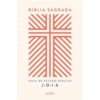 Bíblia Nvt Com Guia De Estudo Bíblico J.O.I.A. Capa Creme - 1