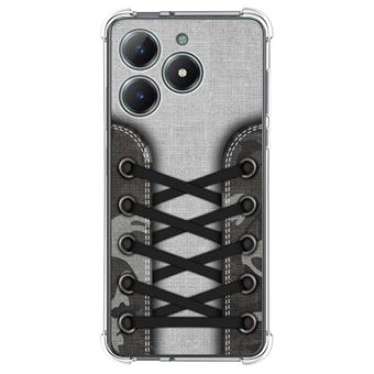 Capa TUMUNDOSMARTPHONE de silicone à prova de choque para Realme Note 60 Sneakers Design 16 Desenhos - 1