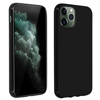 Capa Proteção Avizar para iPhone 11 Pro Max | Silicone Flexível | Resistente | Ultra Fina - Preto - 1