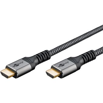 Cabo Hdmi Goobay 64995 | Prateado - 1