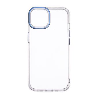 Capa skyhe para Apple iPhone 14 | Clear Chrome Open | Transparente + Azul claro - 1