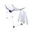 LEIFHEIT 81530 prateleira de secar roupa Prateleira de pé Azul, Branco_2