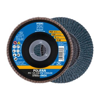 Rebolo PFERD Polifan | Cinzento - 1
