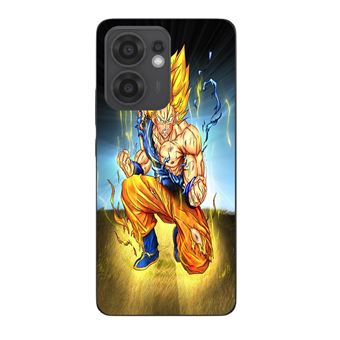 Capa Maniacase para Oppo Reno 13F | Goku de joelhos no chão - 1