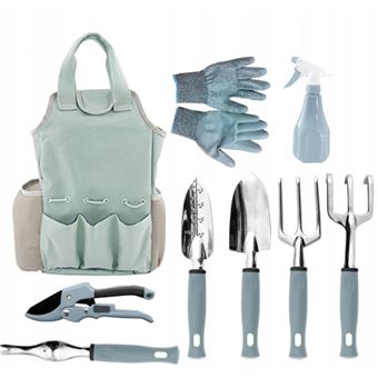 Conjunto Changge de 9 Peças de Jardim |  Pá, Regador, Luvas e Ferramentas - 1