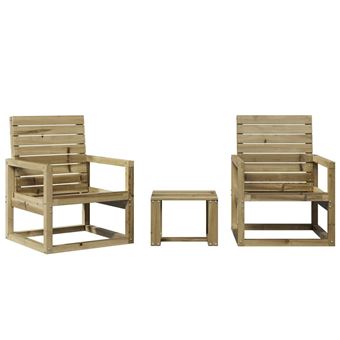 Conjunto de Mobiliário de Exterior VidaXL 832556 - 1
