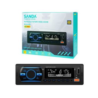 Rádio MP3 para Carro SANDA SD-4621 | 4x 45W | Bluetooth | AUX | Preto - 1