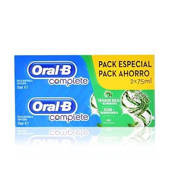 Pasta de Dentes Oral-b Complete Dentifrico Enjuage + Blanqueante 2 Pz - 1