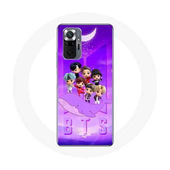 Capa Maniacase para Xiaomiredmi Note 10 Pro Bts Tinytan Animação Anexar Rm Jin Suga J-Hope Jimin Jungkook Ev Zero O’Clock - 1