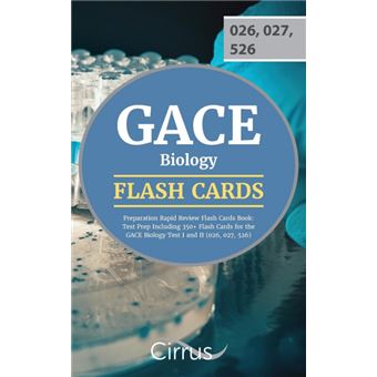 Gace Biology Preparation Rapid Review Flash Cards Book - 1