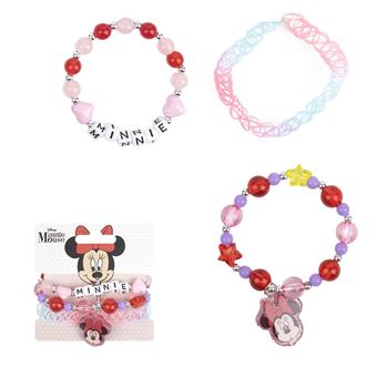 Pulseiras Disney Minnie Mouse Blister com 3 - 1