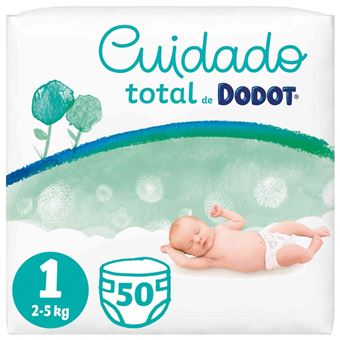 Fraldas Cuidado Total Dodot TAM: 1 | 2/5kg | 50Unidades - 1