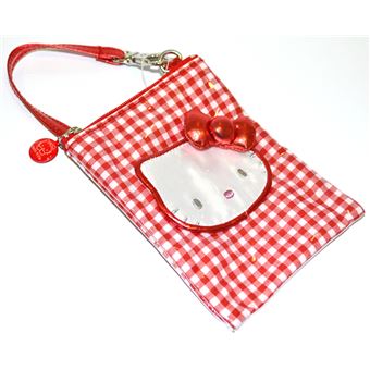 Bolsa Telemóvel/Mp3 Hello Kitty Lolly Vermelho - 1