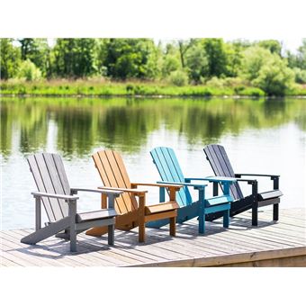 Cadeira de Jardim Beliani ADIRONDACK| Azul Turquesa - 1