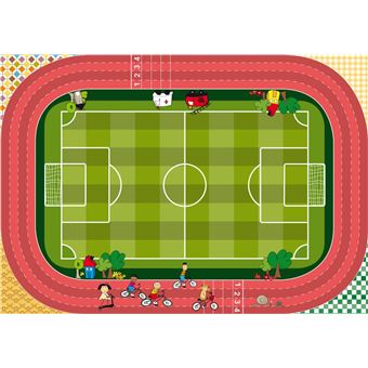Tapete Infantil de Vinil VINILIKO Campo de Futebol | 120x170 cm - 1