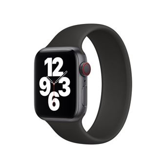 Bracelete de Silicone Solo Gift4Me para Apple Watch Series 9 - 41mm (Pulso:142-158mm) - Preto - 1
