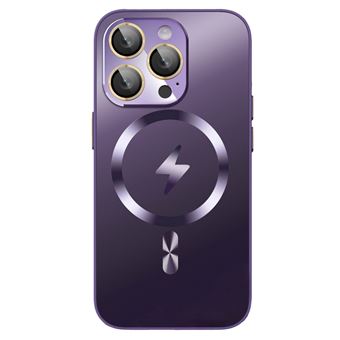 Capa de Silicone Nizzoe com Espelho MagSafe para iPhone 12/12 PRO - Roxo escuro - 1
