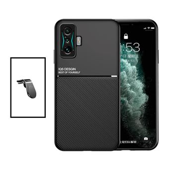 Kit Phonecare Capa Magnetic Lux + Suporte Magnético L Safe Driving para Xiaomi Poco F4 GT - Preto - 1