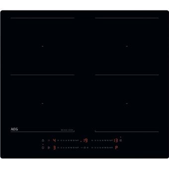 Placa de Indução AEG Placa de indução TO64IM0BIB de 4 zonas e 60 cm | Elétrica | 58 cm | 4 Zonas | Preto - 1