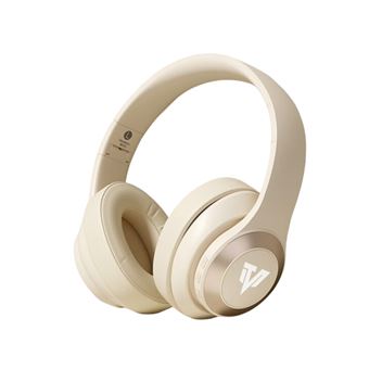 Auscultadores Wireless Dirigible BH10 | 40mm | 50h | Type-C | Bluetooth5.3 | IPX4 | Bege - 1