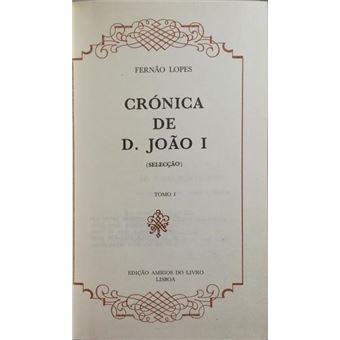 Crónica de d. joão i. - 1