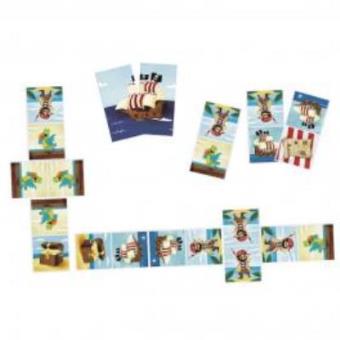 Jogo Dominó Piratas Reversível - 1