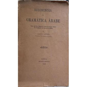 Rudimentos de gramática árabe. - 1