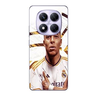 Capa Maniacase para Xiaomi Redmi Note 14 Pro 5G | Kylian Mbappe Real Madrid papel de parede celebração - 1