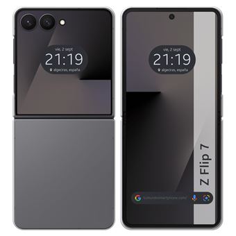 Capa Tumundosmartphone Transparente de Silicone Anti-Impacto para Samsung Galaxy Z Flip 7 5G - 1