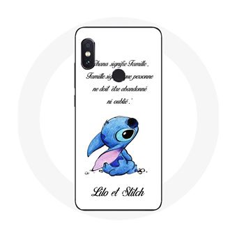 Capa Maniacase para Xiaomiredmi Note 5 Ai Dual Camera Lilo Citação de Stitch Ohana Branco - 1