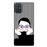 Capa Hapdey para Samsung Galaxy A71 | Silicone Flexível em TPU | Design Moda mulher no estilo pop art - Transparente_0